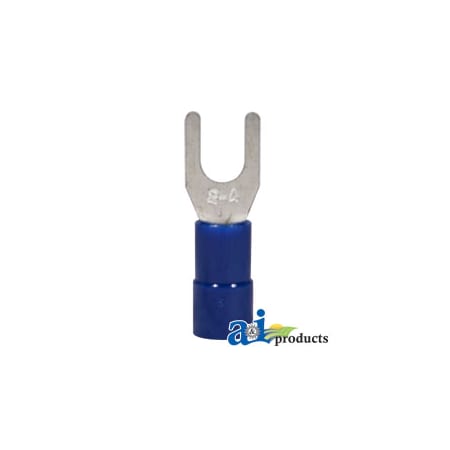 A & I Products Spade Terminal, Insulated, Wire Size 16-14, Stud Size No 8, 10 Pk 3.75 x4 x2 A-R14